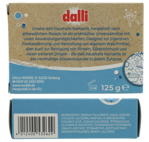Мыло Dalli с творожным экстрактом, 125 г 