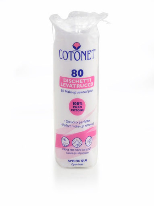 Cotonet Мягкие ватные диски для ухода за кожей 80шт 