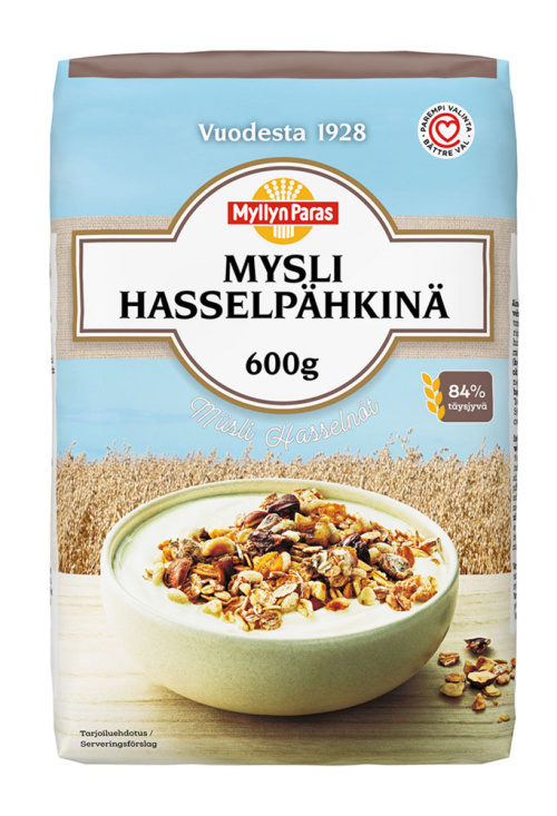 Myllyn Paras Мюсли с фундуком, 600 г