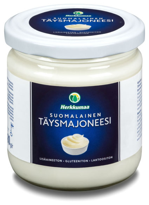 Herkkumaa Финский цельный майонез 380г
