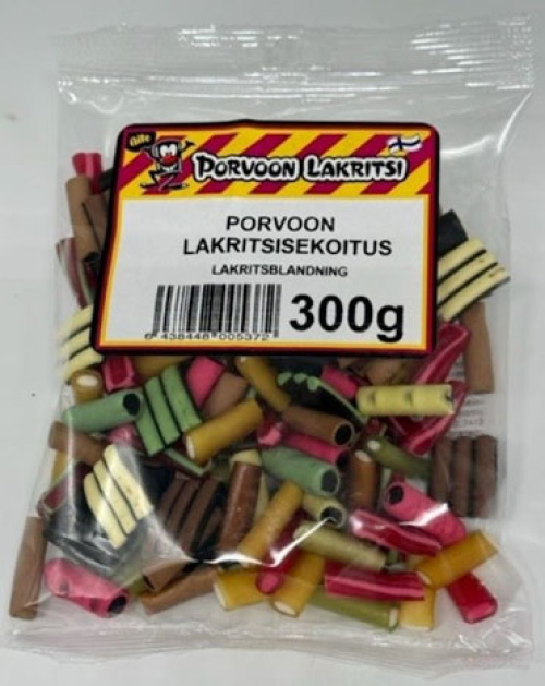Смесь лакрицы Porvoon Lakritsi, 300 г 