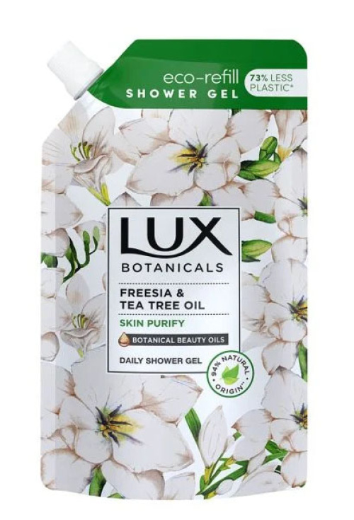 Lux Freesia&TeaTree Oil Гель для душа, Сменный блок 500мл 