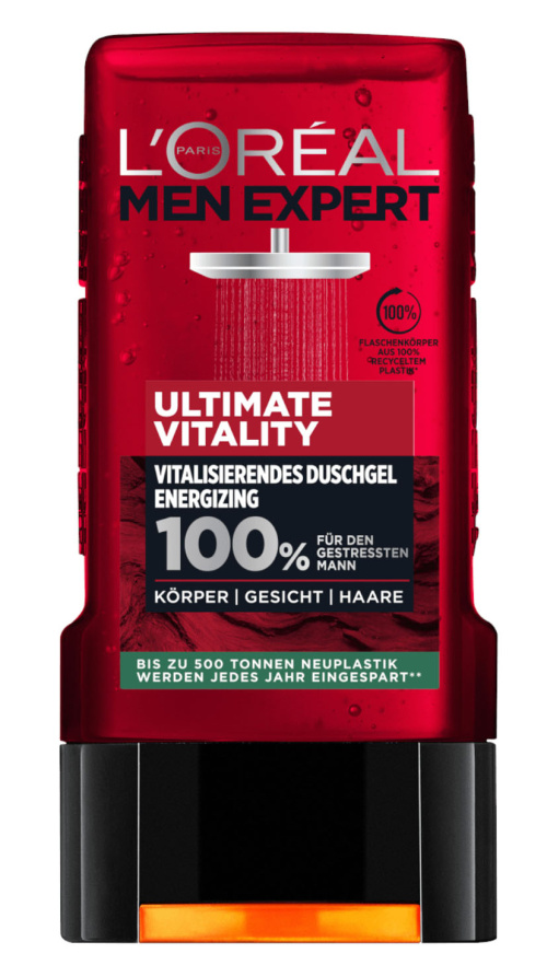 L'Oreal Ultimate Vitality Гель для душа, мужской 250мл 