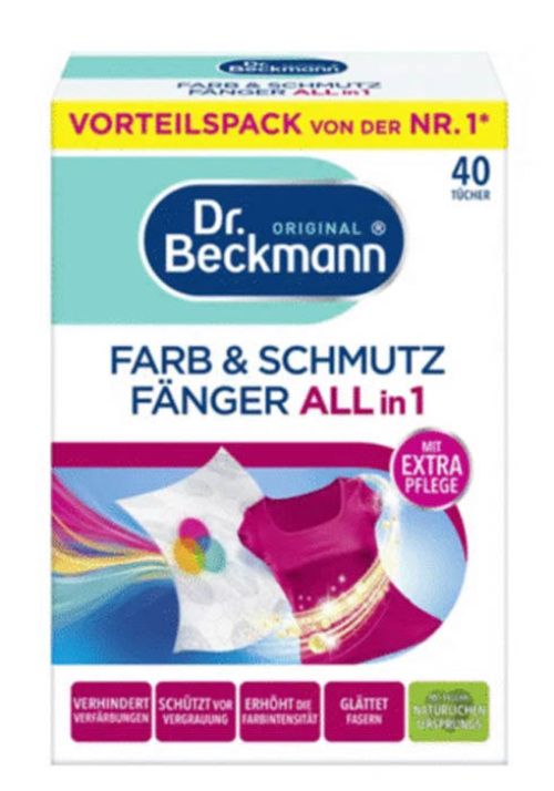 Dr. Beckmann All-in-1 Ловушка для цвета и грязи 40 шт