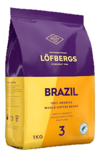 L&#214;FBERGS BRAZIL &#1050;&#1086;&#1092;&#1077; &#1074; &#1079;&#1077;&#1088;&#1085;&#1072;&#1093; 1 &#1082;&#1075;