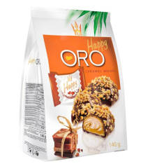 Happy Oro &#1042;&#1072;&#1092;&#1083;&#1080; &#1089; &#1082;&#1072;&#1088;&#1072;&#1084;&#1077;&#1083;&#1100;&#1085;&#1099;&#1084; &#1082;&#1088;&#1077;&#1084;&#1086;&#1084; &#1080; &#1096;&#1086;&#1082;&#1086;&#1083;&#1072;&#1076;&#1085;&#1086;&#1081; &#1075;&#1083;&#1072;&#1079;&#1091;&#1088;&#1100;&#1102; 140 &#1075;