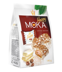 Happy Moka &#1042;&#1072;&#1092;&#1083;&#1080; &#1089; &#1082;&#1086;&#1092;&#1077;&#1081;&#1085;&#1099;&#1084; &#1082;&#1088;&#1077;&#1084;&#1086;&#1084; &#1080; &#1073;&#1077;&#1083;&#1086;&#1081; &#1075;&#1083;&#1072;&#1079;&#1091;&#1088;&#1100;&#1102; 140 &#1075;
