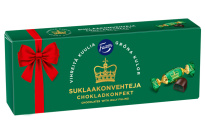 Конфеты Fazer Vihreitä kuulia в тёмном шоколаде, 295 г 
