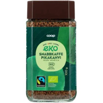 Coop pikakahvi luomu 100 g — органический растворимый кофе из Финляндии  
