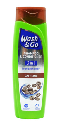Wash&amp;Go &#1064;&#1072;&#1084;&#1087;&#1091;&#1085;&#1100;-&#1082;&#1086;&#1085;&#1076;&#1080;&#1094;&#1080;&#1086;&#1085;&#1077;&#1088; 2 &#1074; 1 &#1089; &#1082;&#1086;&#1092;&#1077;&#1080;&#1085;&#1086;&#1084; 180 &#1084;&#1083;