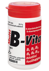 Multi B-Vita, комплекс витаминов B, 64,4 г, 140 шт 

