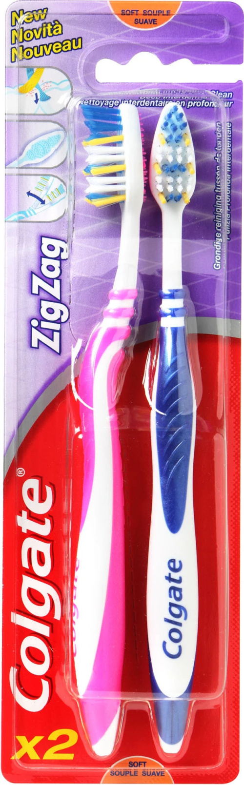 Colgate Zig Zag Plus зубная щетка 2 шт