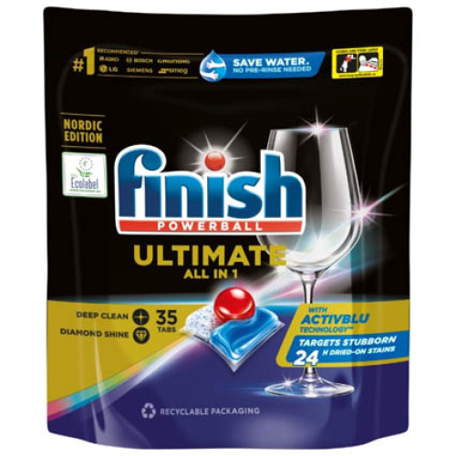 Таблетки для посудомойки Finish Ultimate All in One 35 табл.