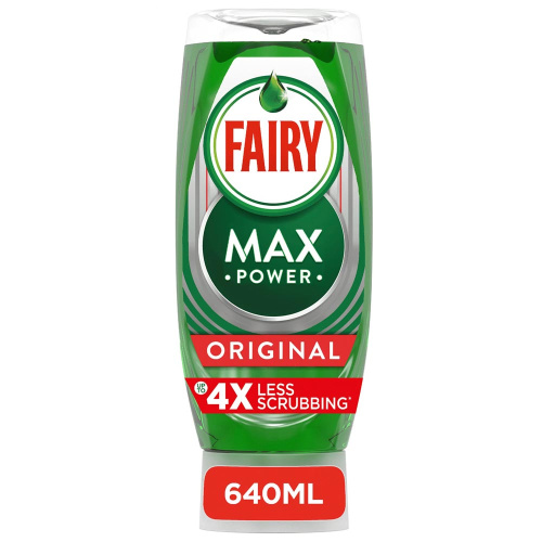 Fairy Max Power Жидкость для мытья посуды Оригинал 640 мл