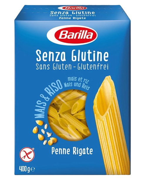 Barilla Penne Rigate Паста без глютена 400г 