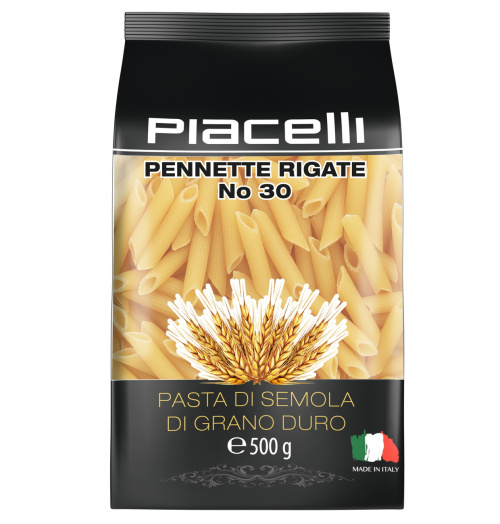 Piacelli Паста Пеннетте Ригате 500гр.