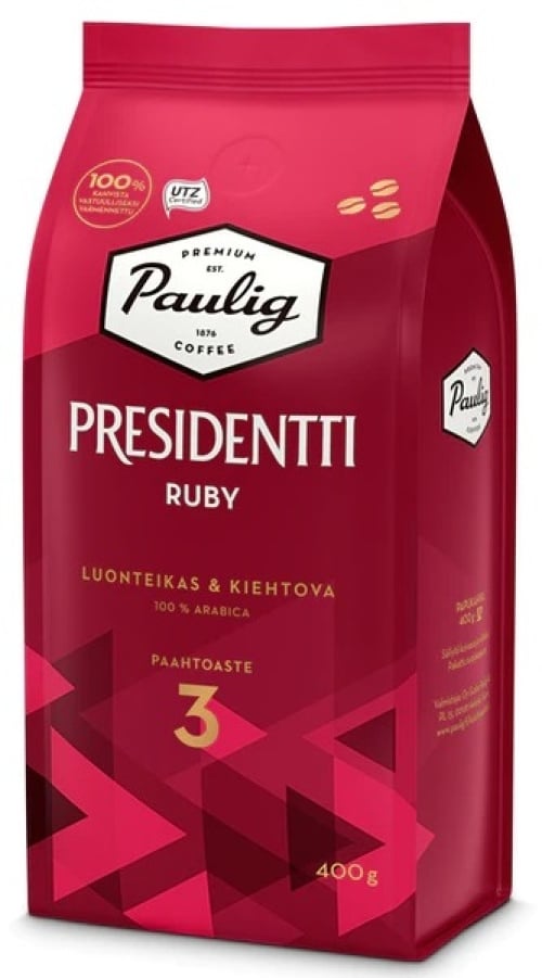 President Ruby Кофе в зернах 400г