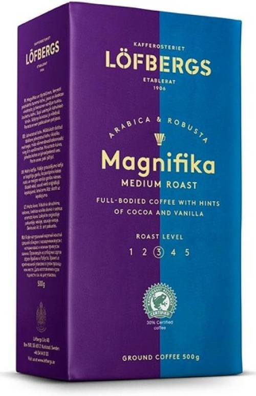 Löfbergs Magnifika Кофе молотый 500гр.