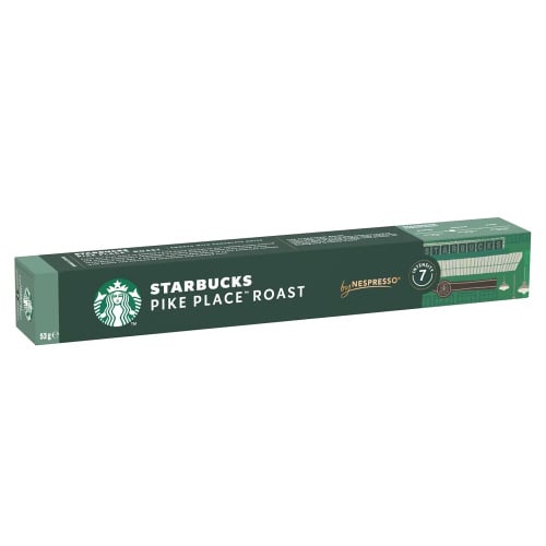 Starbucks Nespresso Pike Place Roast Lungo кофе 10 капсул / 53 г 