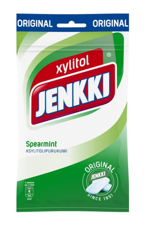 Jenkki жевательная резинка мята 100 г