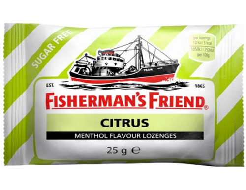 Fisherman's Friend Леденцы без сахара Цитрус, 25гр.