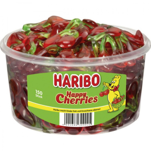 Haribo Happy Cherries Жевательные конфеты 1200г   