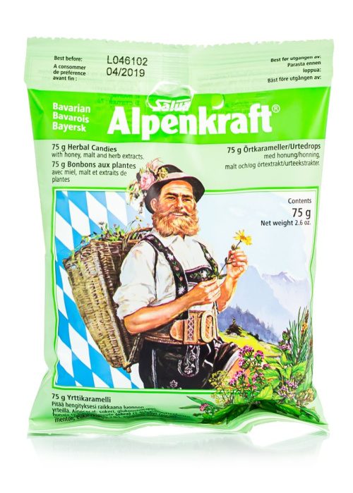 Alpenkraft Травяная карамель, 75гр.