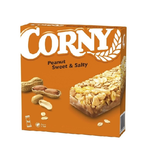 Батончик Corny Peanut Sweet & Salty 6х25г 