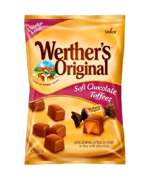 Werther´s Original Шоколадные конфеты с карамелью 120г 