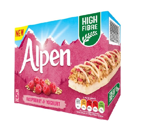 Alpen Vadelma & jogurtti myslipatu 145g