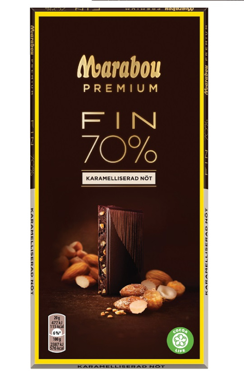 Marabou Premium Карамелизированный орех 100г