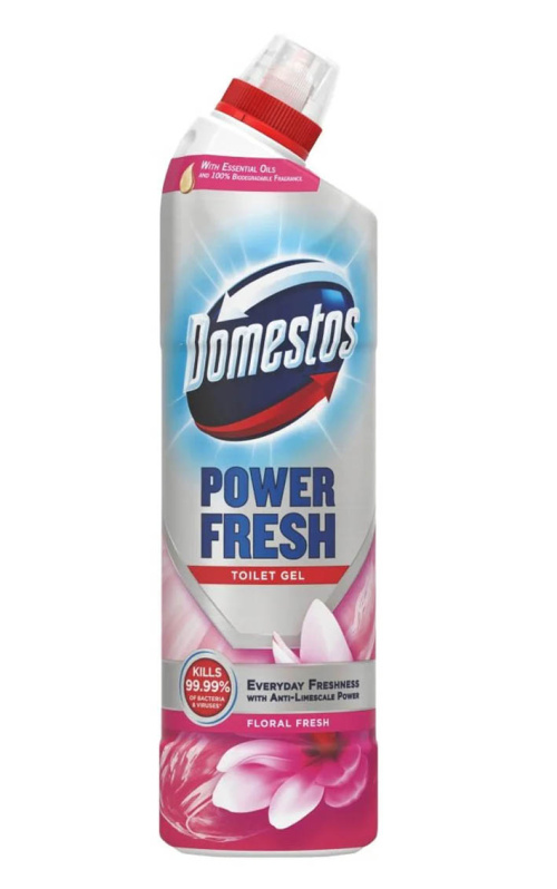 Domestos Power Fresh Гель для туалета Цветочная свежесть 750 мл 