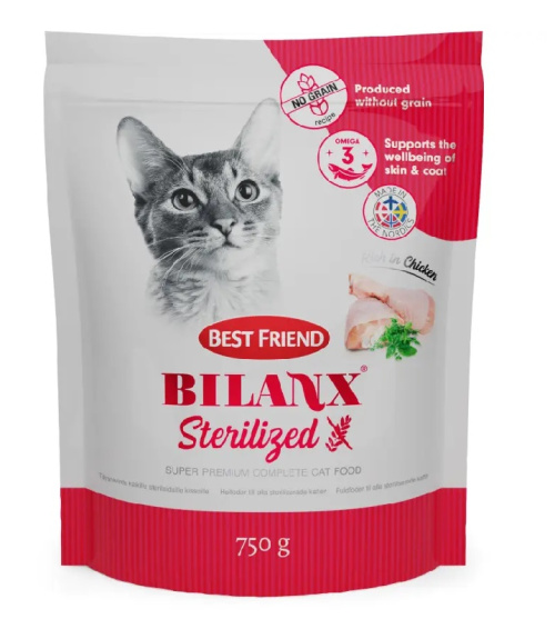 Best Friend Bilanx Sterilized Сухой корм Курица 750г