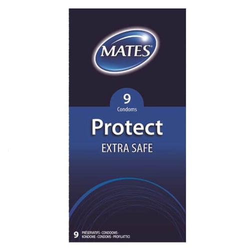 Презервативы Mates Protect Extra Safe 9 шт. 