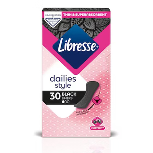 Libresse Regular Black Ежедневные прокладки 30шт  