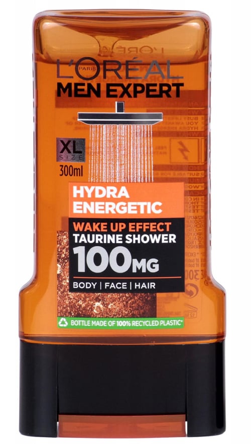 Loreal Men Expert Hydra Energetic Гель для душа с таурином 300 мл 