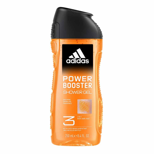 Adidas Гель для душа Power Booster 3в1 250 мл