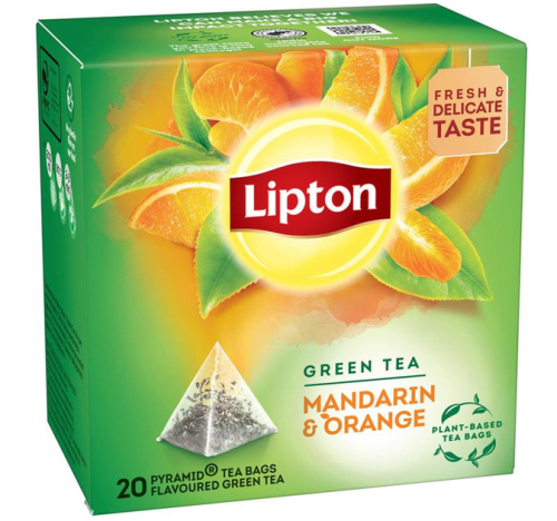 Lipton чай манадариновый в пакетиках 20 шт