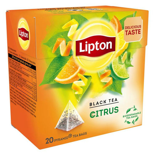 Lipton Чай Черный Цитрусовый 20пак/36г 