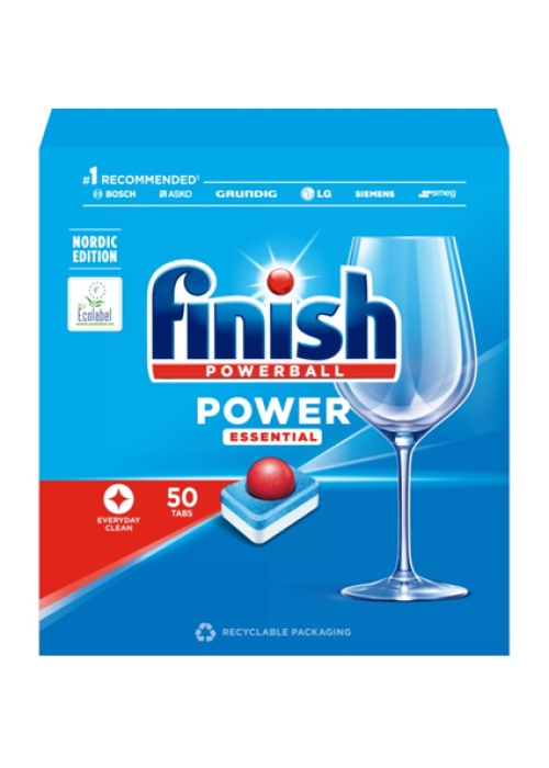 Finish Power Essential Табл. для посудомоечной машины 50шт 