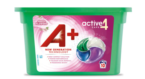 A+ Caps Active4 Капсулы для стирки 10шт 