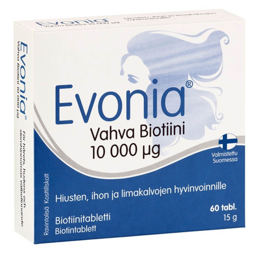 Evonia Strong Биотин 10 000 мкг 60 табл. 