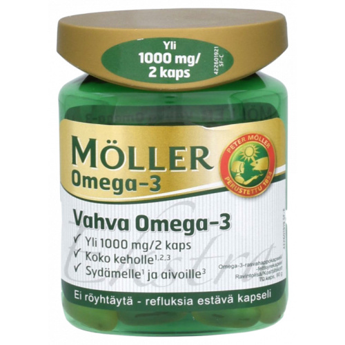 Moller Strong Omega-3, 70капсул