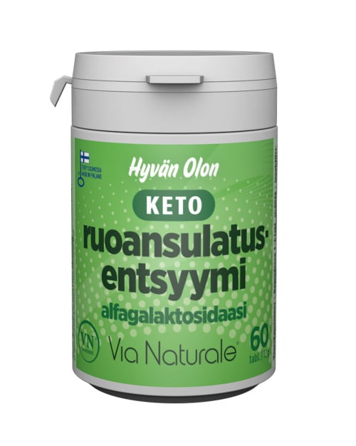 Hyvän Olon Keto Пищеварительный фермент 12 г 60 табл. 