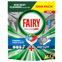 Fairy Platinum plus All in One Deep Clean &#1050;&#1072;&#1087;&#1089;&#1091;&#1083;&#1099; &#1076;&#1083;&#1103; &#1087;&#1086;&#1089;&#1091;&#1076;&#1086;&#1084;&#1086;&#1077;&#1095;&#1085;&#1086;&#1081; &#1084;&#1072;&#1096;&#1080;&#1085;&#1099; 71 &#1096;&#1090;