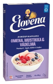 Elovena &#1055;&#1086;&#1088;&#1094;&#1080;&#1086;&#1085;&#1085;&#1072;&#1103; &#1086;&#1074;&#1089;&#1103;&#1085;&#1072;&#1103; &#1082;&#1072;&#1096;&#1072; &#1089; &#1103;&#1073;&#1083;&#1086;&#1082;&#1086;&#1084;, &#1077;&#1078;&#1077;&#1074;&#1080;&#1082;&#1086;&#1081; &#1080; &#1084;&#1072;&#1083;&#1080;&#1085;&#1086;&#1081; 6&#1093;35&#1075;