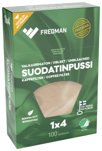 Fredman &#1054;&#1076;&#1085;&#1086;&#1088;&#1072;&#1079;&#1086;&#1074;&#1099;&#1077; &#1092;&#1080;&#1083;&#1100;&#1090;&#1088;&#1099; &#1076;&#1083;&#1103; &#1082;&#1086;&#1092;&#1077;&#1074;&#1072;&#1088;&#1082;&#1080; 1x4 / 100 &#1096;&#1090;
