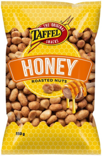 Taffel Honey Nuts &#1040;&#1088;&#1072;&#1093;&#1080;&#1089; &#1086;&#1073;&#1078;&#1072;&#1088;&#1077;&#1085;&#1085;&#1099;&#1081; &#1089; &#1084;&#1077;&#1076;&#1086;&#1084; 150&#1075;&#1088;