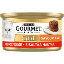 Purina Gourmet Gold &#1050;&#1086;&#1088;&#1084; &#1076;&#1083;&#1103; &#1082;&#1086;&#1096;&#1077;&#1082; &#1089; &#1075;&#1086;&#1074;&#1103;&#1076;&#1080;&#1085;&#1086;&#1081; 85&#1075;&#160;