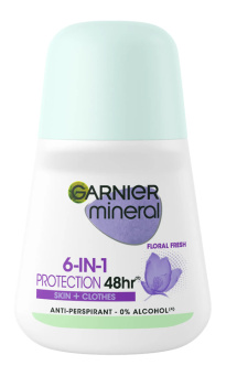 GARNIER Mineral &#171;&#1042;&#1077;&#1089;&#1077;&#1085;&#1085;&#1103;&#1103; &#1089;&#1074;&#1077;&#1078;&#1077;&#1089;&#1090;&#1100;&#187; &#1047;&#1072;&#1097;&#1080;&#1090;&#1072; 6 &#1074; 1 &#1064;&#1072;&#1088;&#1080;&#1082;&#1086;&#1074;&#1099;&#1081; &#1040;&#1085;&#1090;&#1080;&#1087;&#1077;&#1088;&#1089;&#1087;&#1080;&#1088;&#1072;&#1085;&#1090; &#1076;&#1083;&#1103; &#1078;&#1077;&#1085;&#1097;&#1080;&#1085;, 50&#1084;&#1083;